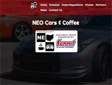 Tablet Screenshot of neocarsandcoffee.com